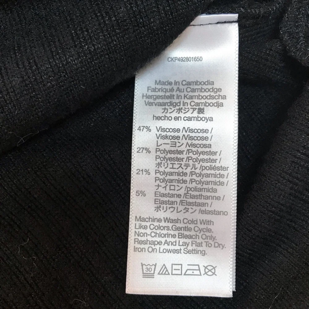 Madewell Relaxed Long-Sleeve Polo Tee in Jet Black - XXS - Picture 5 of 6